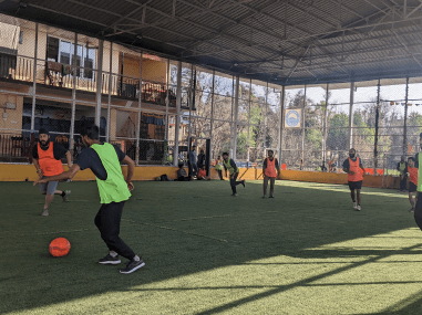 Active Lifestyle, playing football